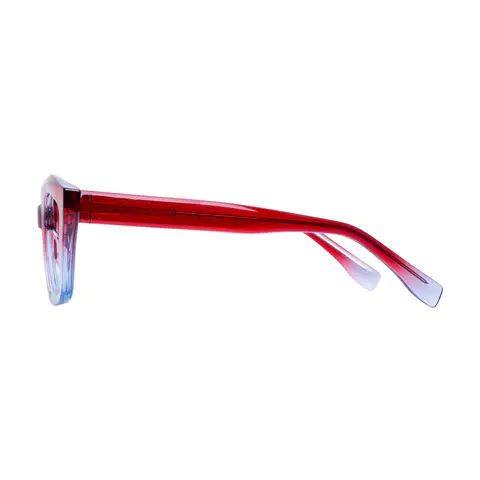 Cat-eye Gradient Red Eyeglasses