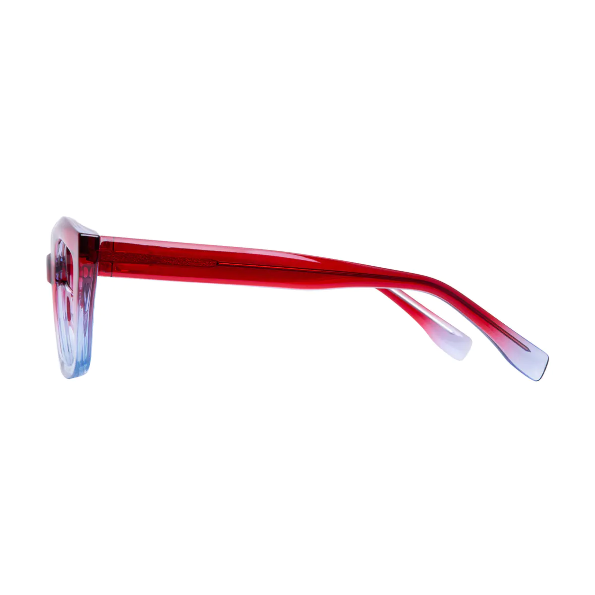 Cat-eye Gradient Red Eyeglasses