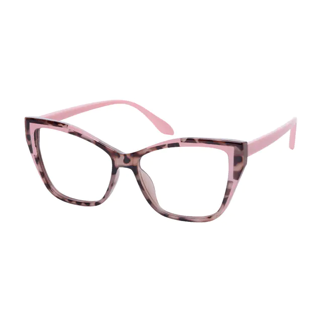 Cat-eye Tortoiseshell/Pink Eyeglasses