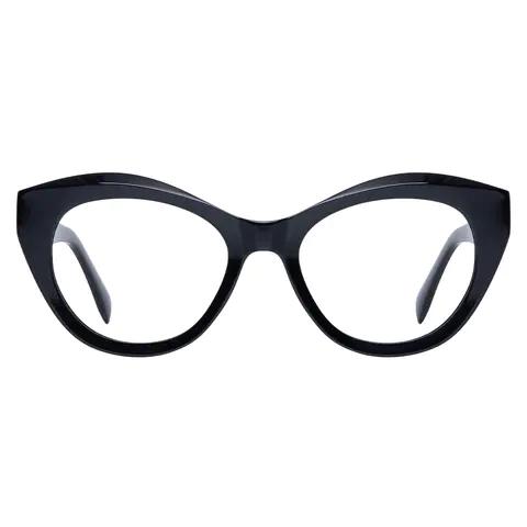 Cat-eye Black Eyeglasses