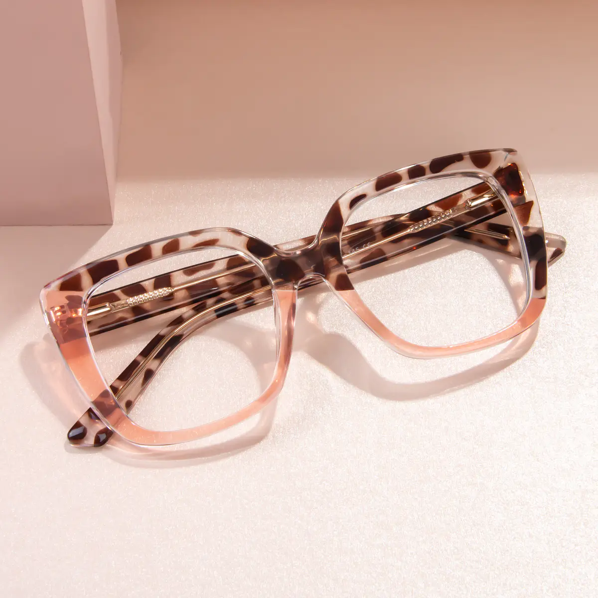 Cat-eye Tortoiseshell/Pink Eyeglasses