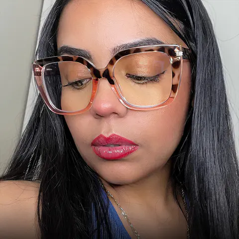 Cat-eye Tortoiseshell/Pink Eyeglasses
