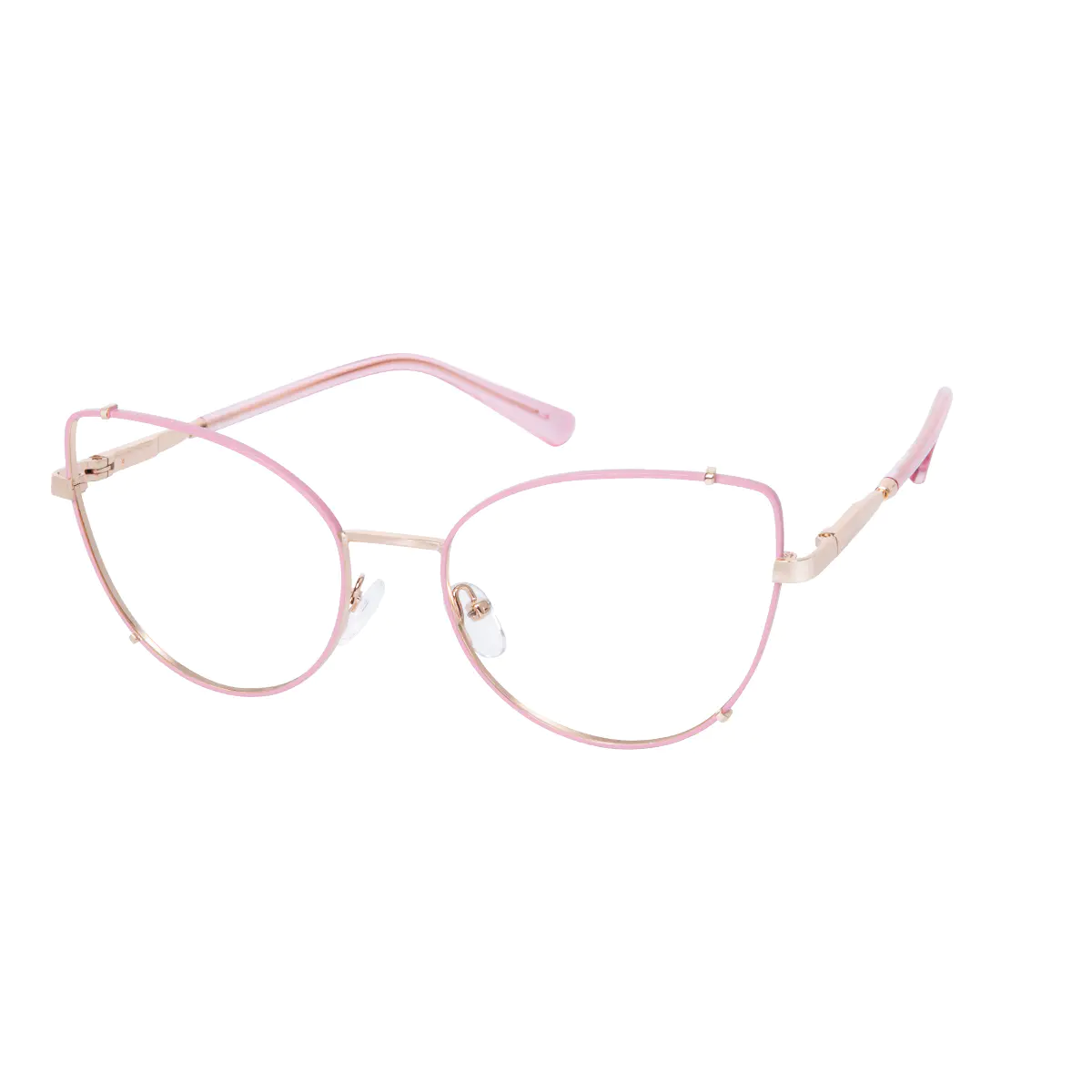 Cat-eye Pink Eyeglasses