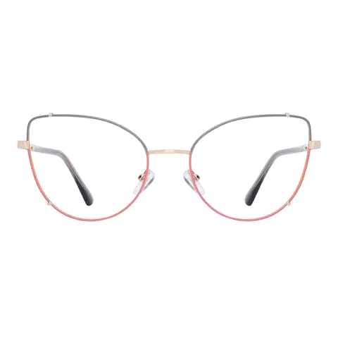 Cat-eye Blue/Pink Eyeglasses