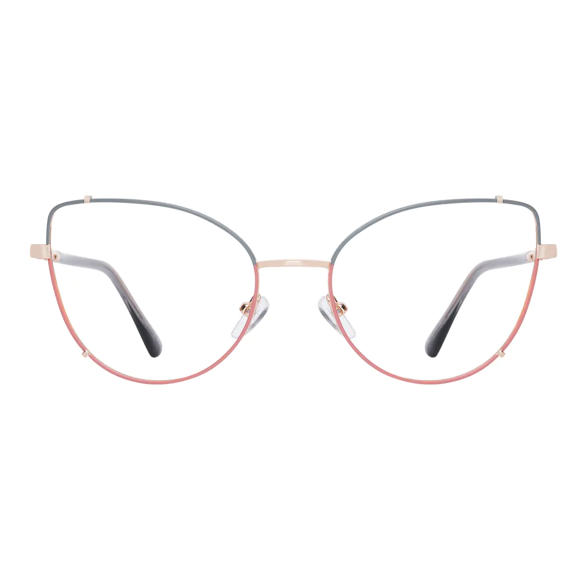 Cat-eye Blue/Pink Eyeglasses