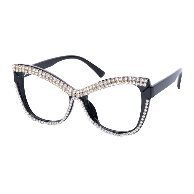Cat-eye Black Eyeglasses