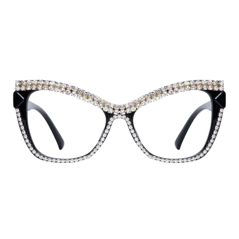 Cat-eye Black Eyeglasses