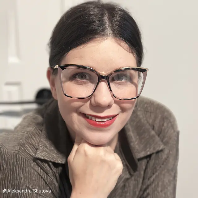 Cat-eye Purple/Tortoiseshell Eyeglasses