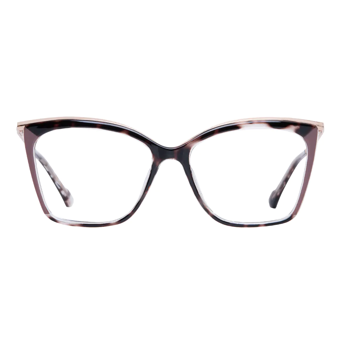 Cat-eye Purple/Tortoiseshell Eyeglasses