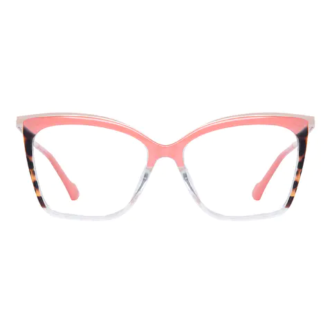 Cat-eye Pink/Tortoiseshell Eyeglasses