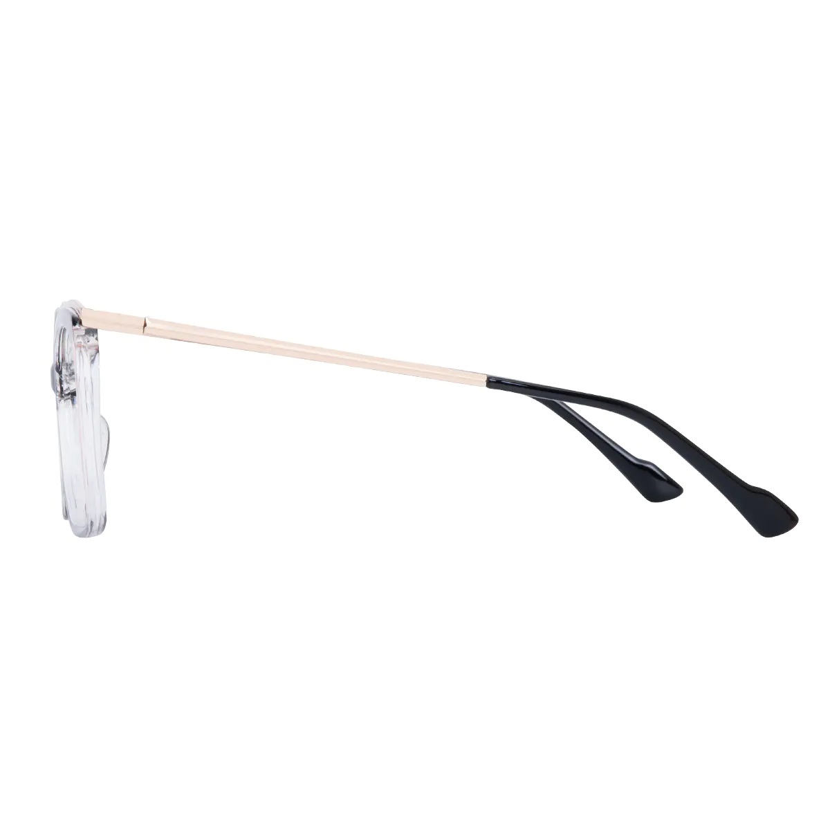 Cat-eye Black/Clear Eyeglasses