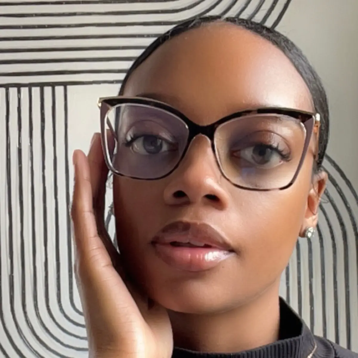 Cat-eye Red/Tortoiseshell Eyeglasses