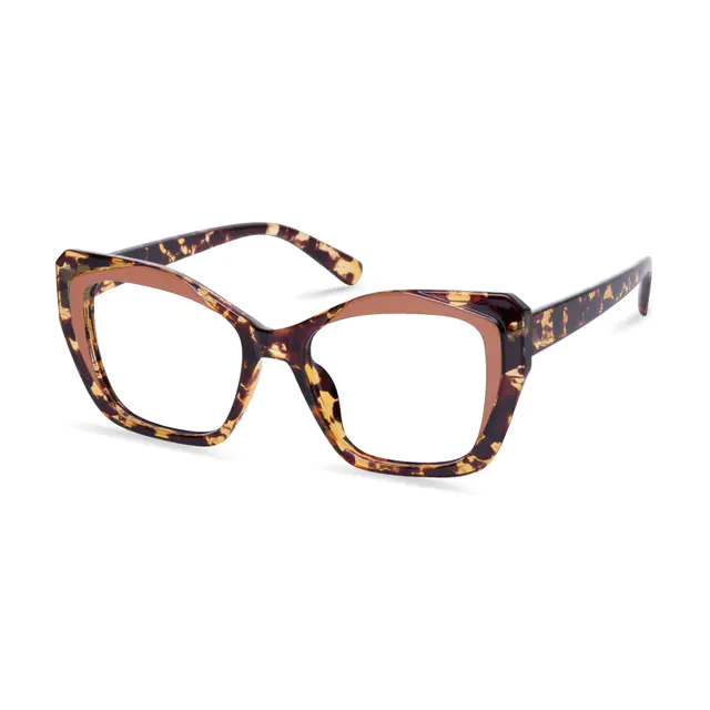 Square Brown/Tortoiseshell Eyeglasses