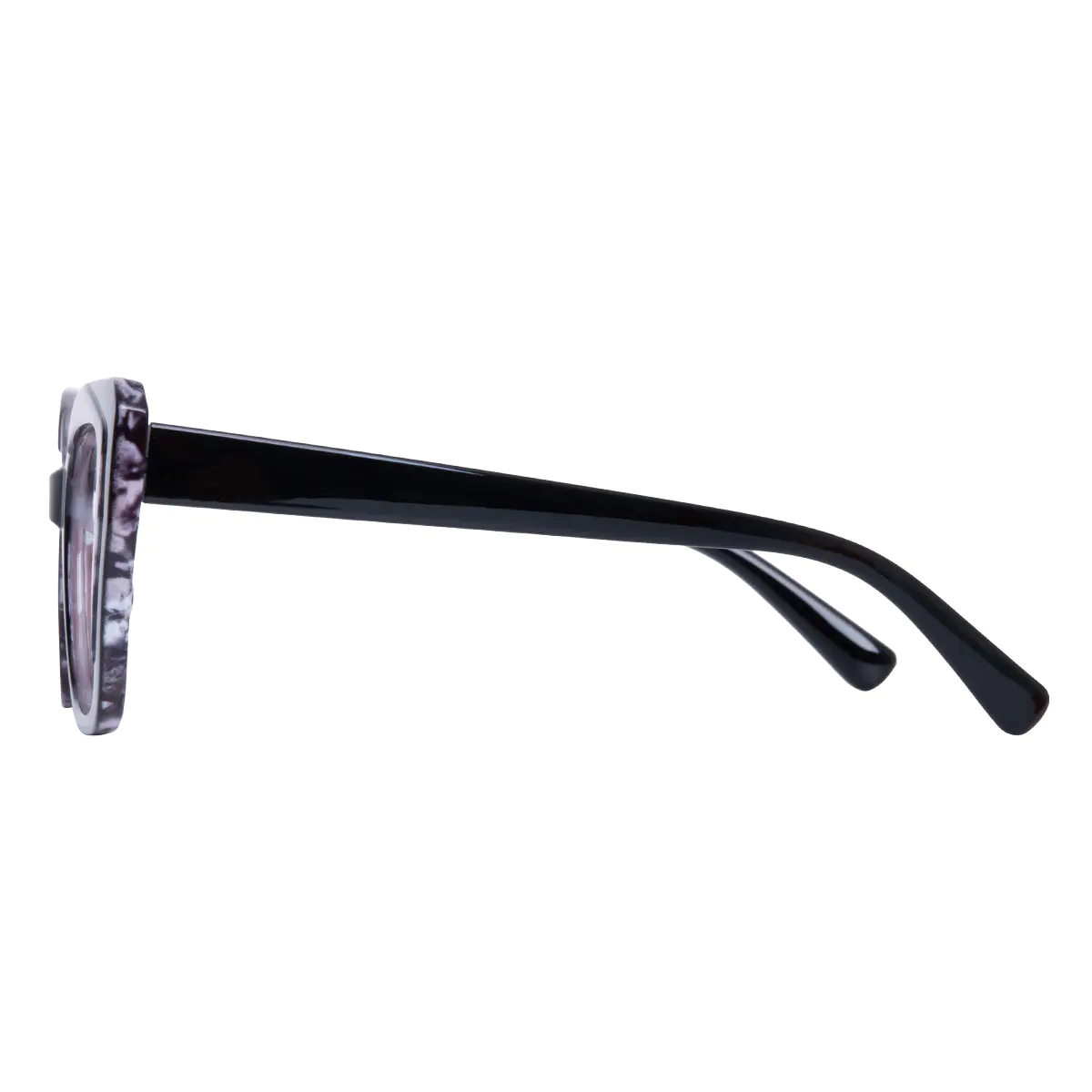 Square Dark Tortoiseshell Eyeglasses