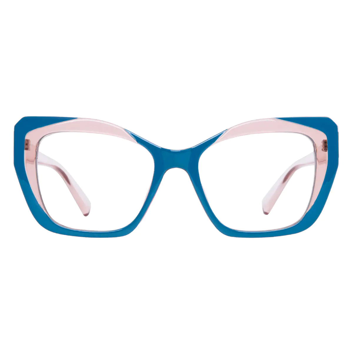Square Pink/Blue Eyeglasses