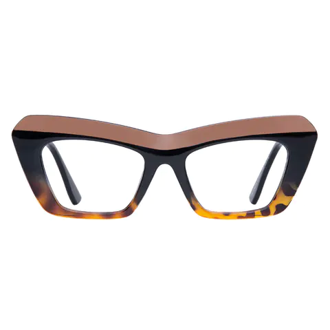 Cat-eye Brown/Tortoiseshell Eyeglasses