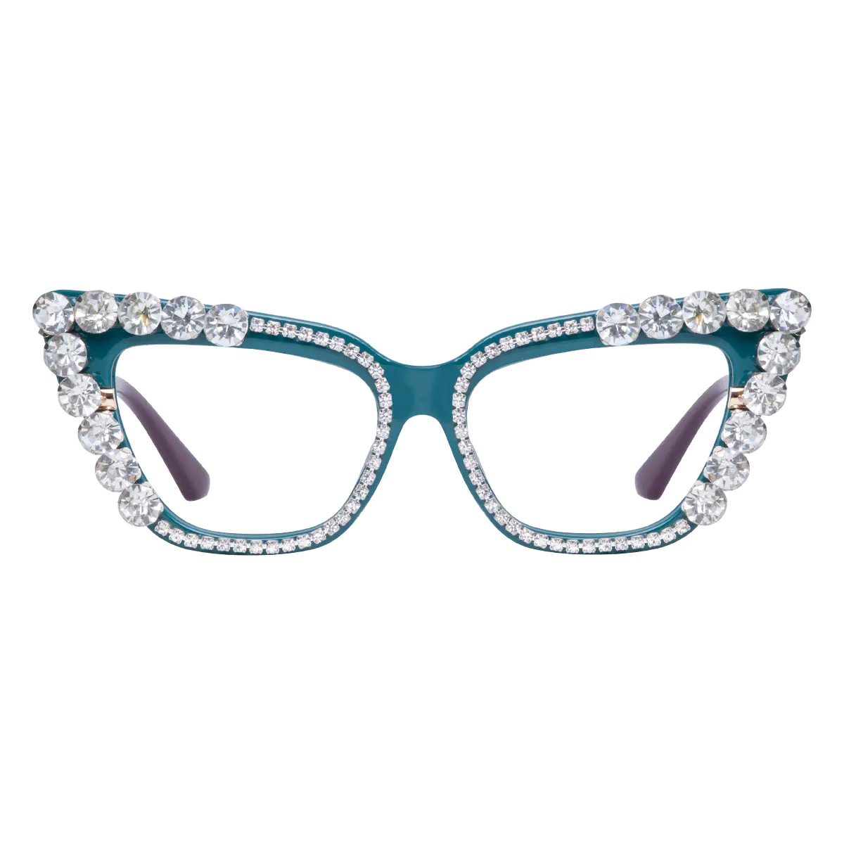 Cat-eye Green Eyeglasses