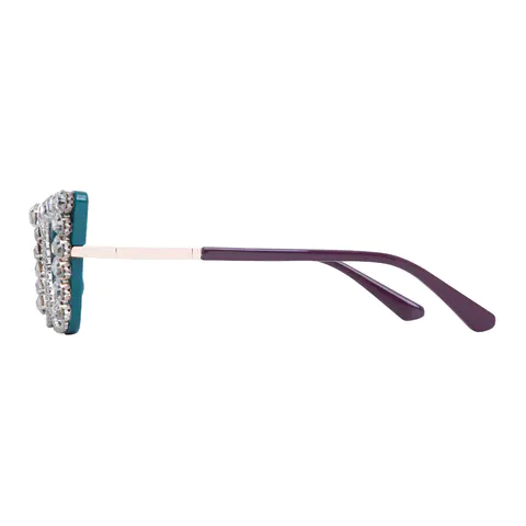 Cat-eye Green Eyeglasses