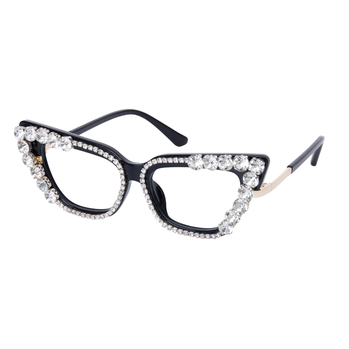 Cat-eye Black Eyeglasses