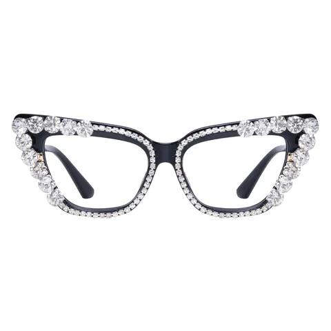 Cat-eye Black Eyeglasses
