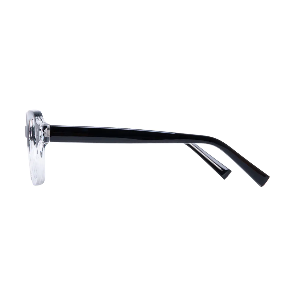Rectangle Black/Clear Eyeglasses