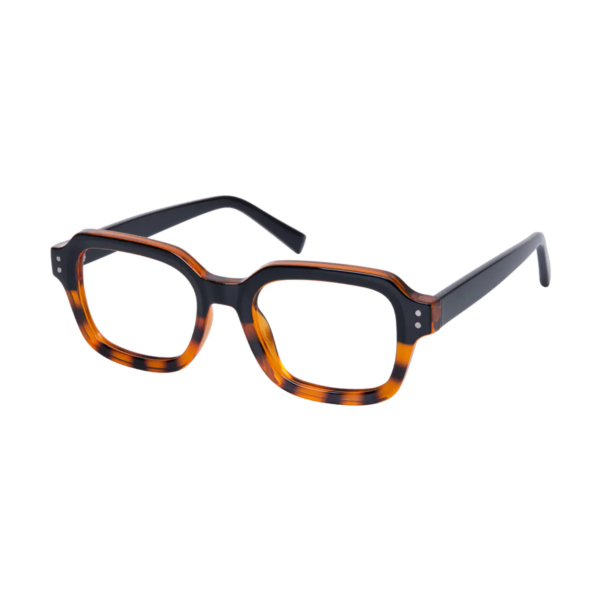 Rectangle Black/Tortoiseshell Eyeglasses
