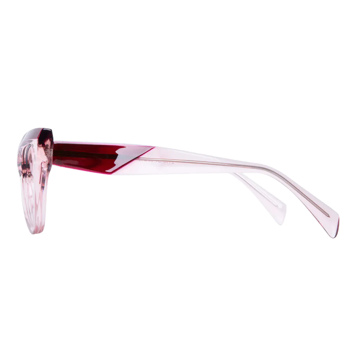 Cat-eye Transparent Pink Eyeglasses