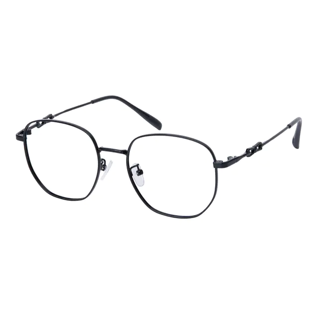Square Black Eyeglasses