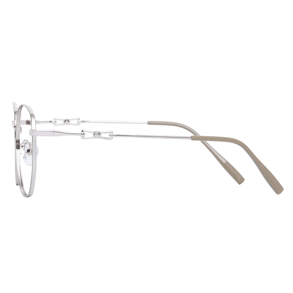 Square Light Green Eyeglasses
