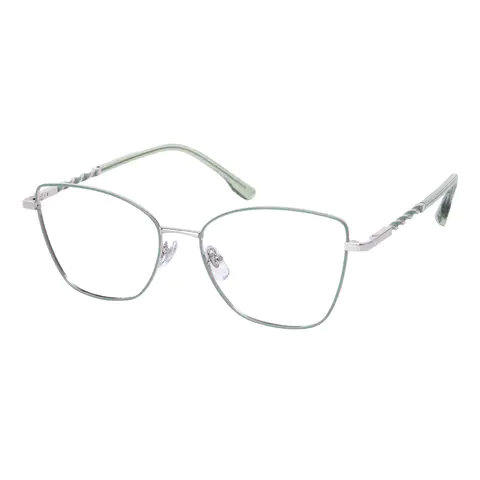 Square Light Green Eyeglasses