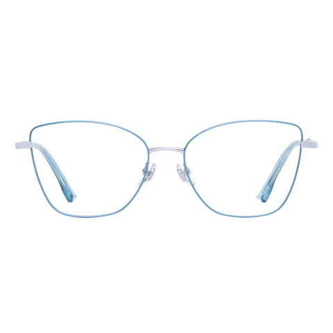 Square Light Blue Eyeglasses