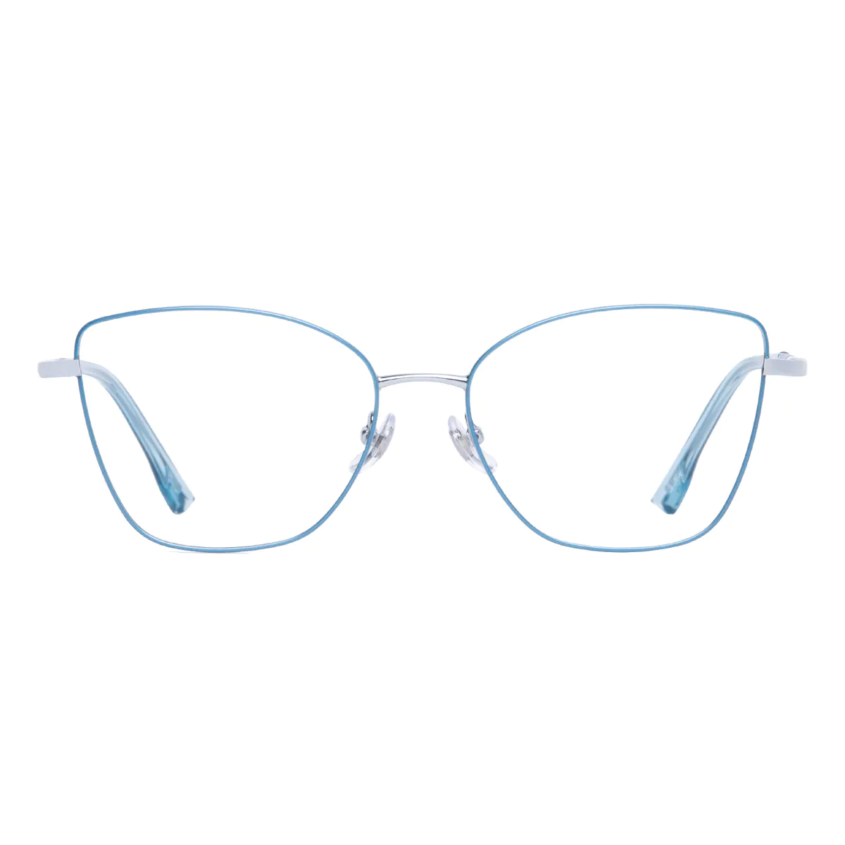 Square Light Blue Eyeglasses