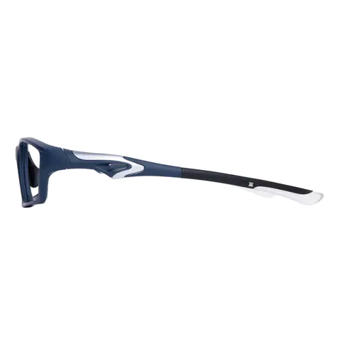 Rectangle Blue Eyeglasses