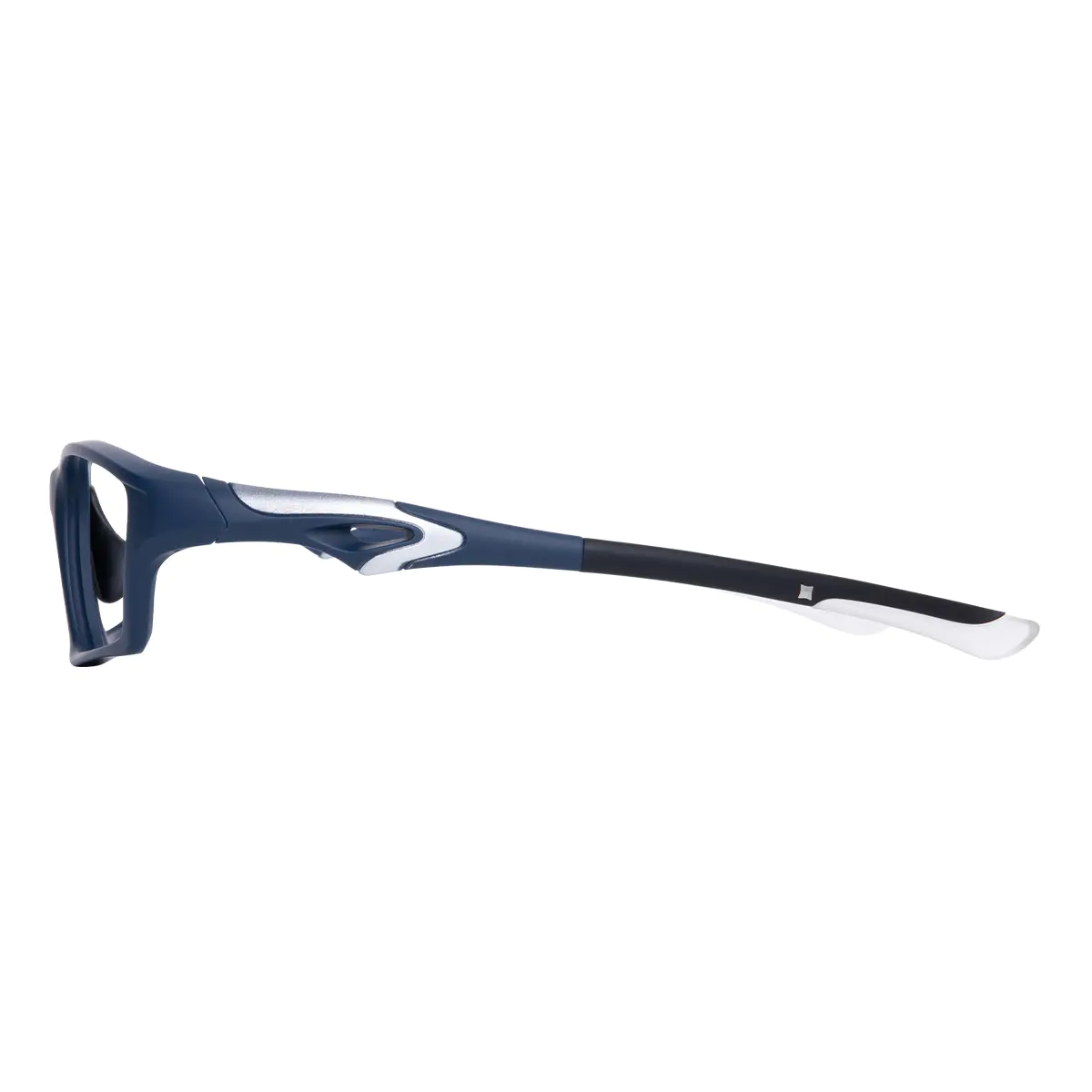 Rectangle Blue Eyeglasses