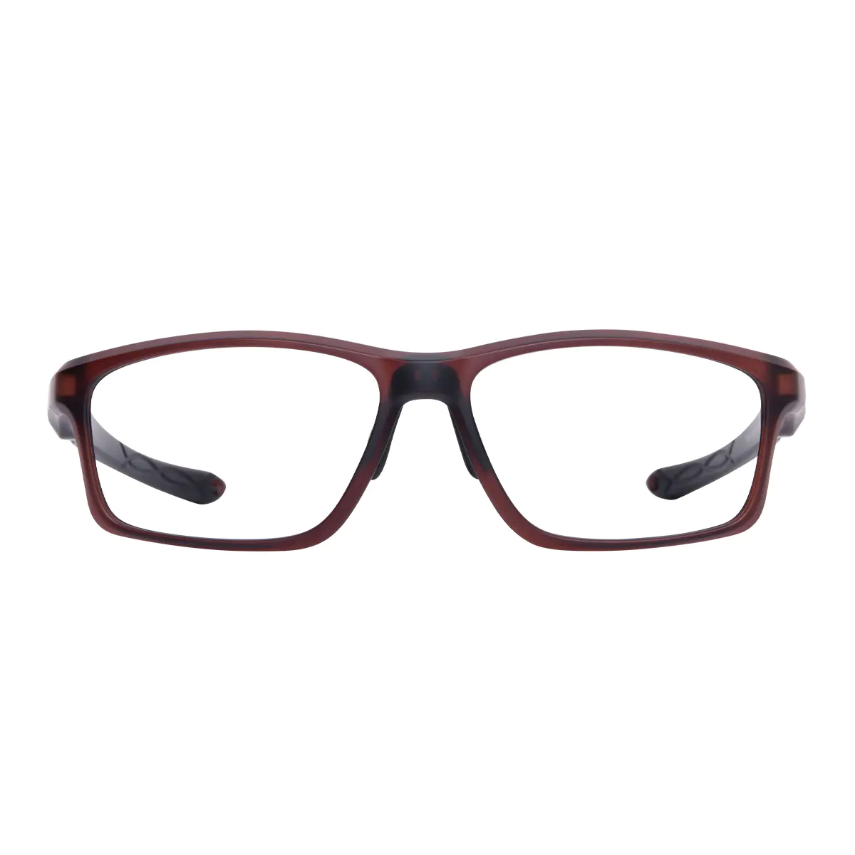Rectangle Brown Eyeglasses