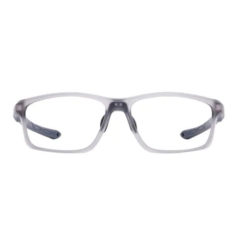 Rectangle Grey Eyeglasses