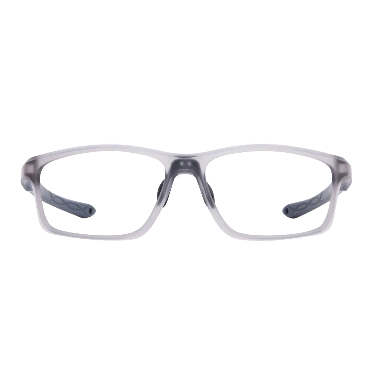 Rectangle Grey Eyeglasses