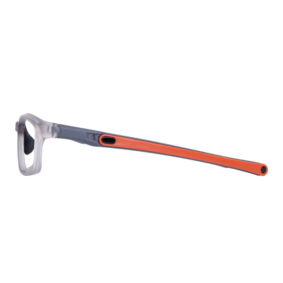 Rectangle Grey Eyeglasses