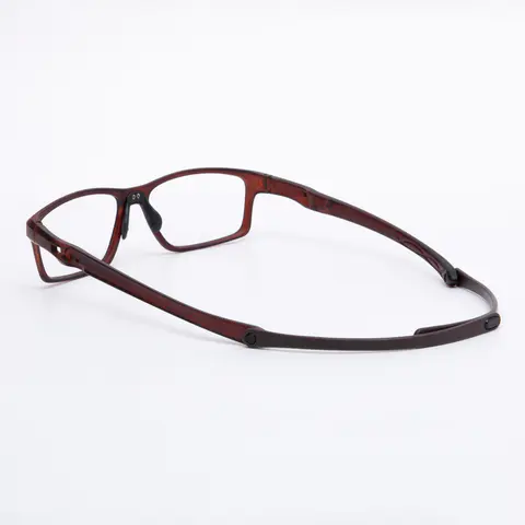 Rectangle Grey Eyeglasses