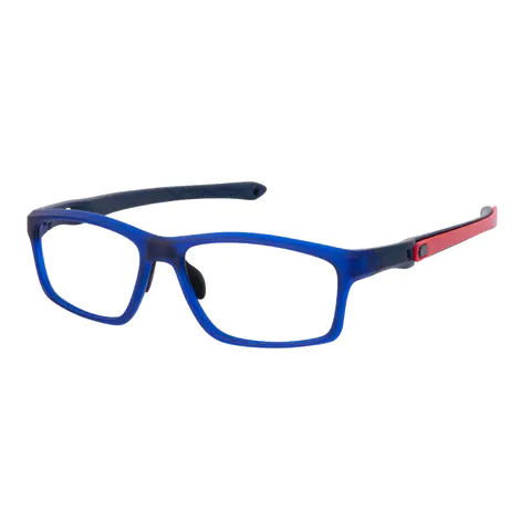 Rectangle Blue Eyeglasses