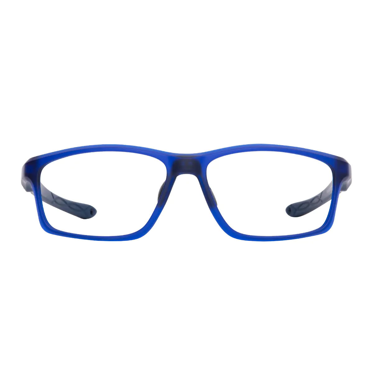 Rectangle Blue Eyeglasses