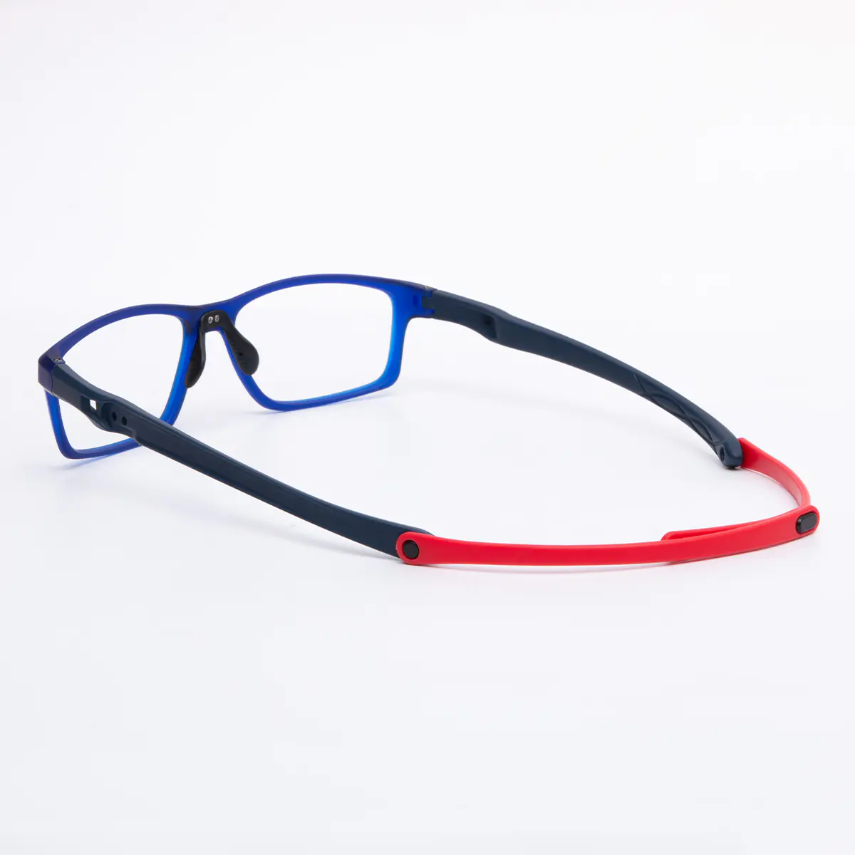 Rectangle Blue Eyeglasses