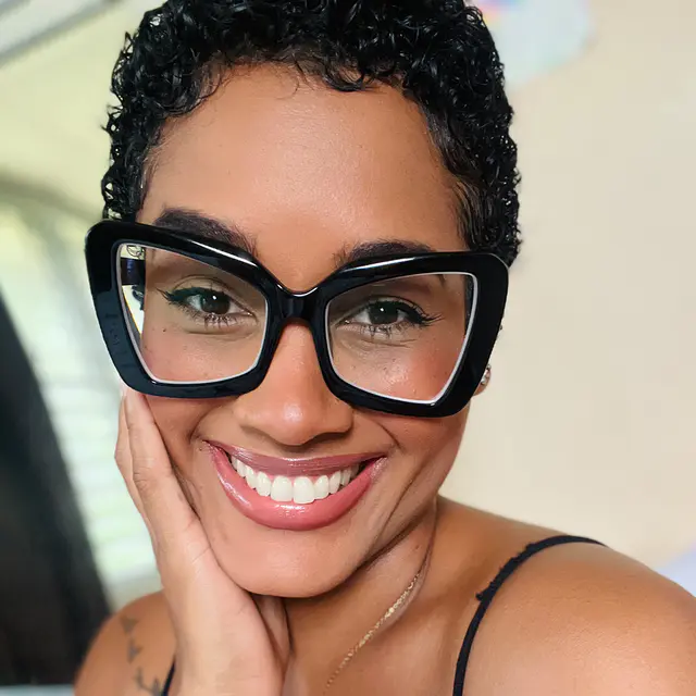 Cat-eye Black Eyeglasses