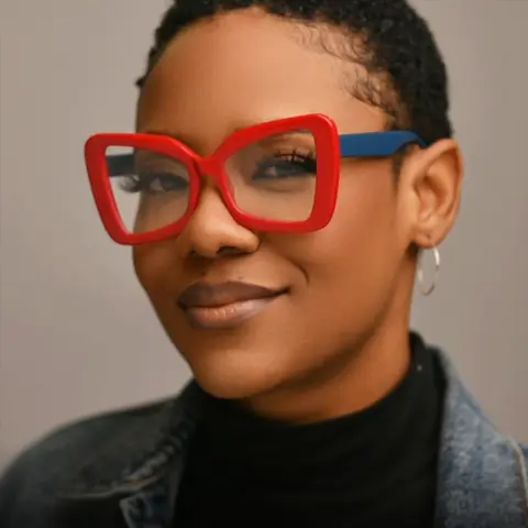 Cat-eye Purple Eyeglasses