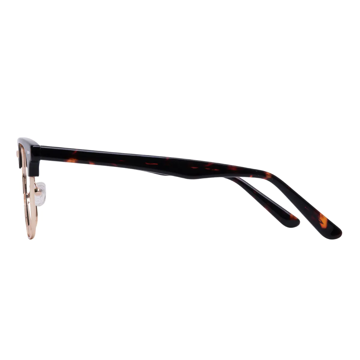 Browline Tortoiseshell Gold Eyeglasses