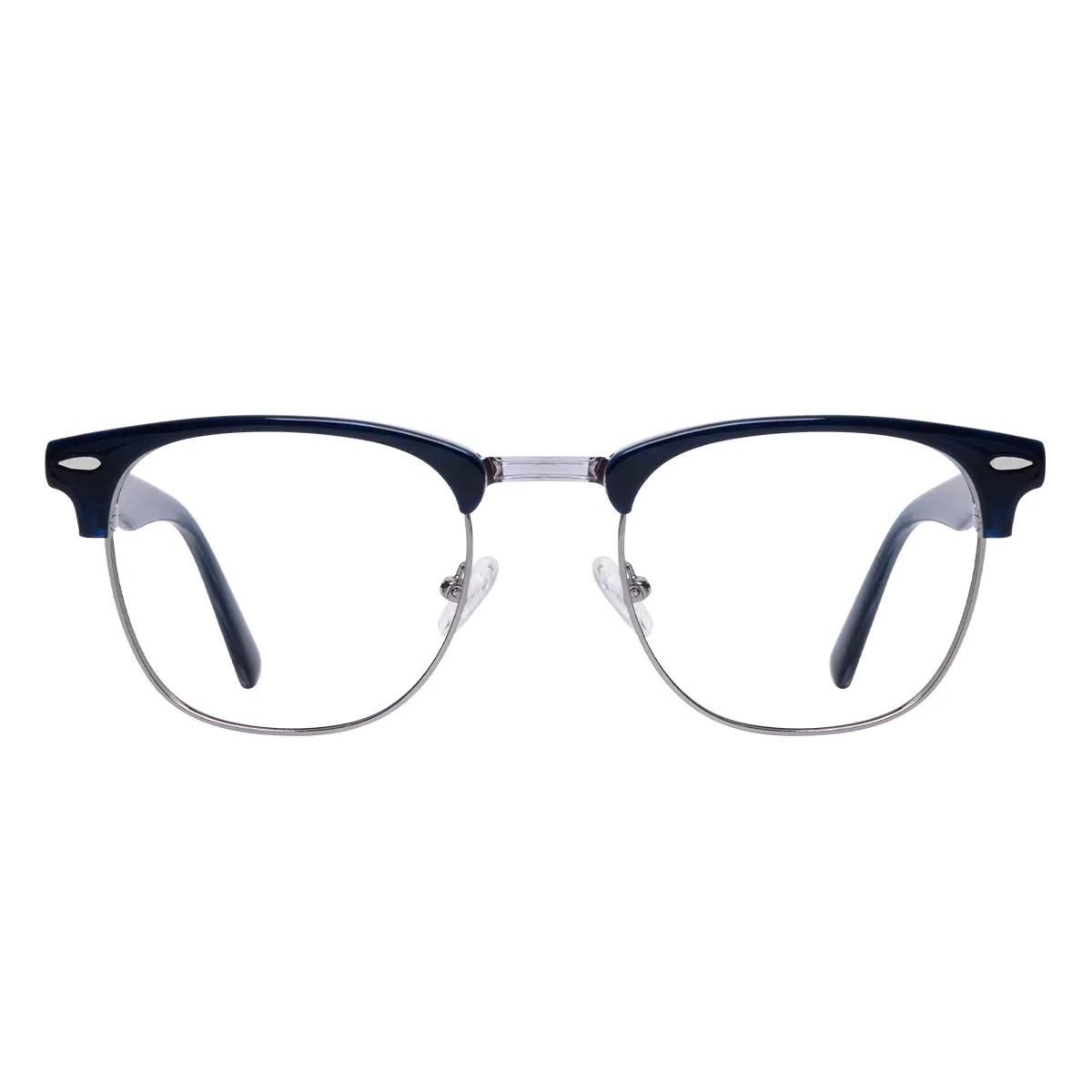 Browline Blue/Silver Eyeglasses