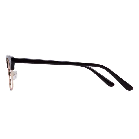 Browline Brown/Gold Eyeglasses