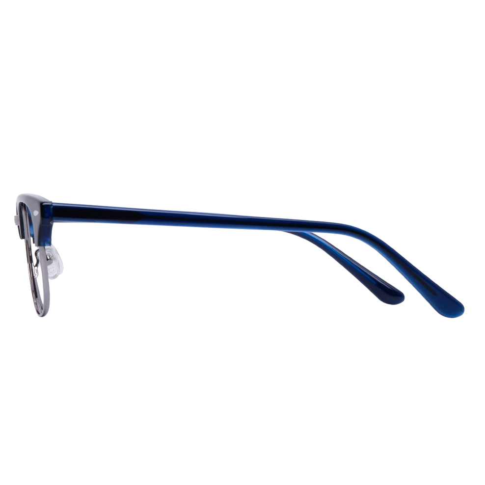 Browline Blue/Silver Eyeglasses