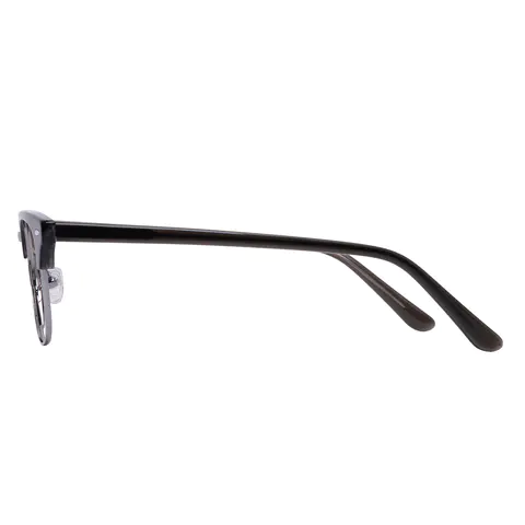 Browline Gray/Silver Eyeglasses