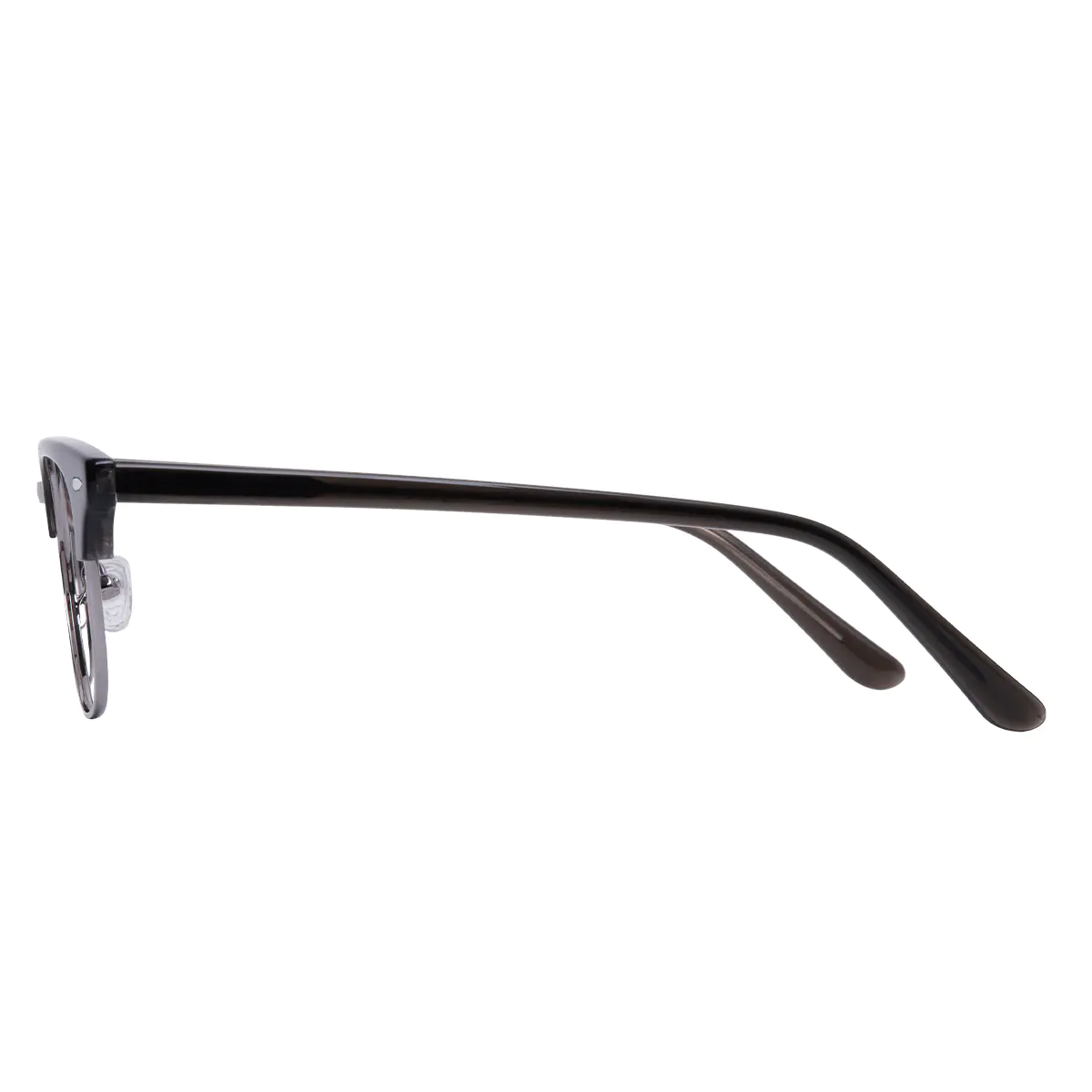 Browline Gray/Silver Eyeglasses